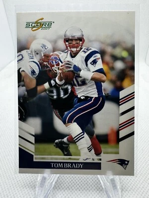 2007 Score 155 Tom Brady New England Patriots B2S - Image 1 of 2