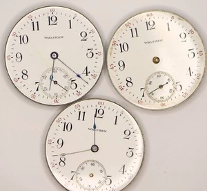 LOT OF 3 16S Waltham Grade 610 Model 1899 POCKET WATCH MOVEMENTS - Picture 1 of 6