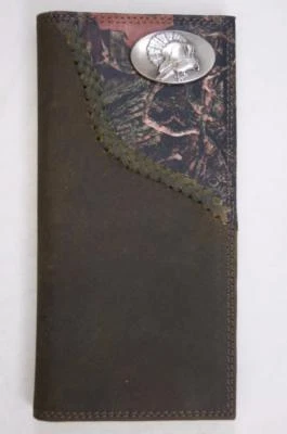 ZEP-PRO TURKEY Leather Fence Row Roper Camo WALLET ONLY NO BOX - Image 1 of 4