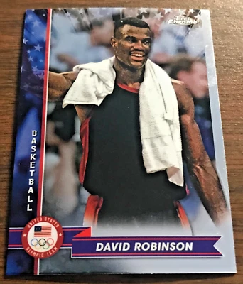 2024 Topps Chrome Olympics & Paralympic Team base card of David Robinson (#89) - Image 1 of 2