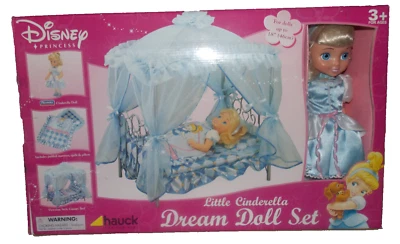 NEW RARE VINTAGE Hauck Disney Princess Little Cinderella Dream Doll Set! - Image 1 of 4