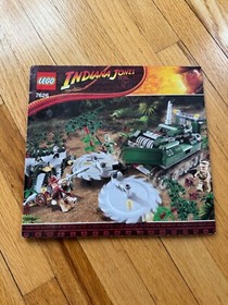 Lego Indiana Jones Jungle Cutter (7626) Instruction Booklet Only