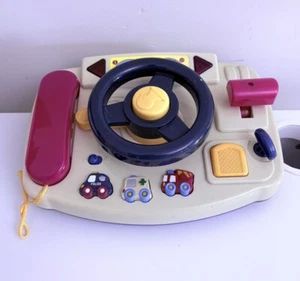 Vintage Megcos Busy Driver Learning & Developing Toy Baby Toddler Lights Sound - Picture 1 of 6
