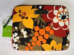Vera Bradley Bittersweet Neoprene Tablet eReader Sleeve 10x8 Padded Zipper N04 - Picture 1 of 10