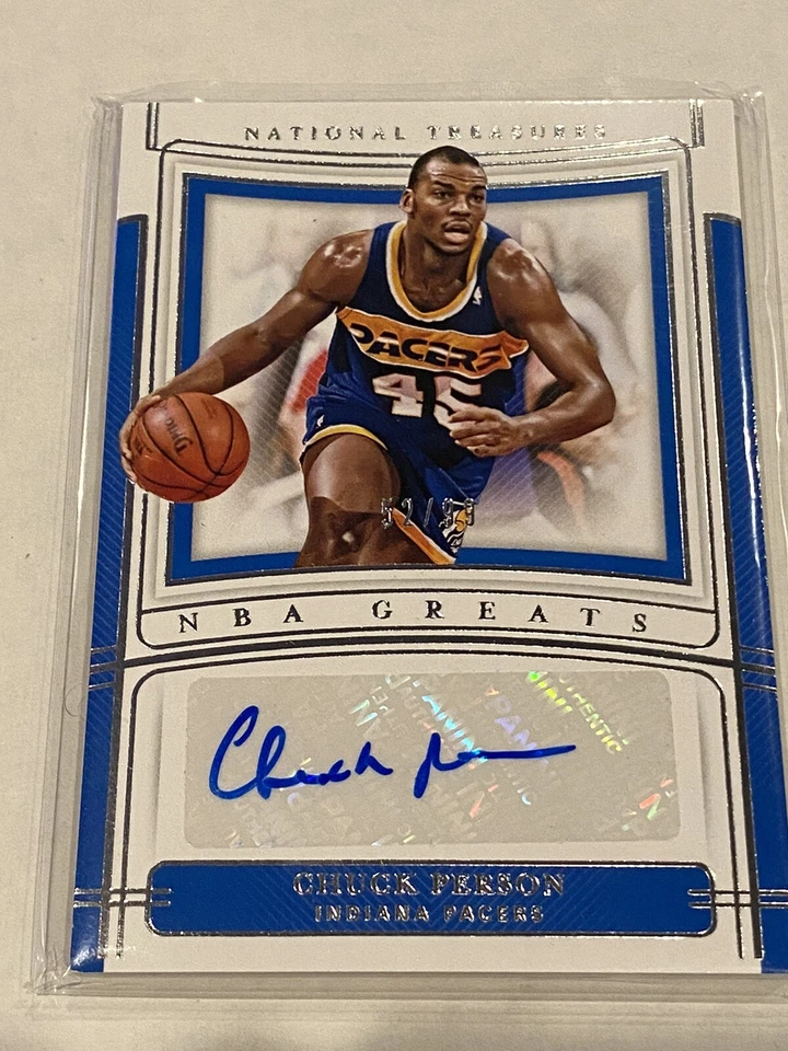 Автомобильные карточки Panini National Treasures Chuck Person NBA Greats 2019–20 52/99 - Изображение 1 из 1