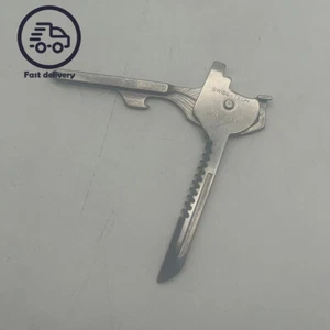 1PCS 6 in 1 Utile-Key Mini Screwdriver Key Ring Chain Pocket Knife Multi-T - Picture 1 of 5