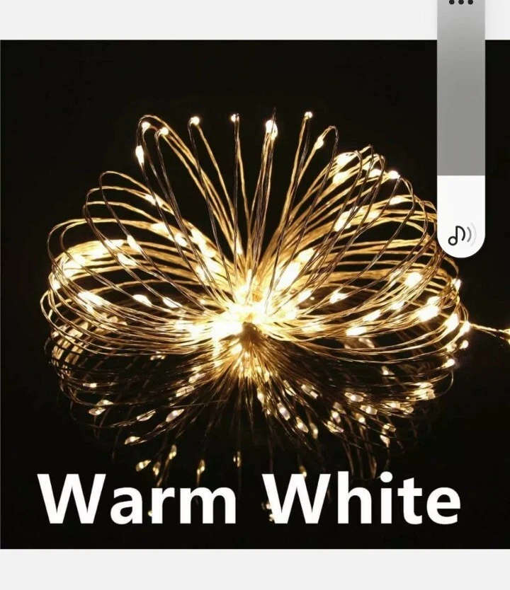 2 X 12M Battery Cooper Wire Light String Fairy Lights Xmas Party  - Image 1 of 4