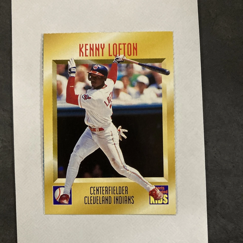 KENNY LOFTON Rare Sports Illustrated For Kids SI Cleveland Indians NM - Image 1 of 4