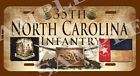 35th North Carolina Infantry American Civil War Themed vehicle license plate