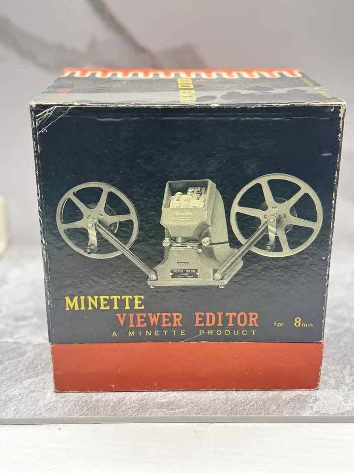Editor de visor Hervic Minette S-5 de colección para película Super 8 - Faltan carretes usado en excelente estado Foto 1 de 4