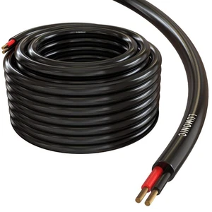 25m Lautsprecherkabel Rund 2x 4mm² Profi PA HiFi Boxenkabel Audio Rundkabel - Picture 1 of 5