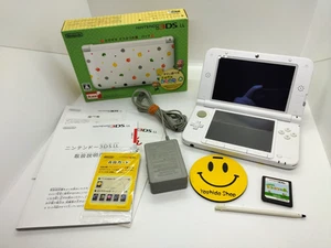 Used Nintendo 3DS LL XL Console System Animal Crossing Limited Near Mint - Picture 1 of 13