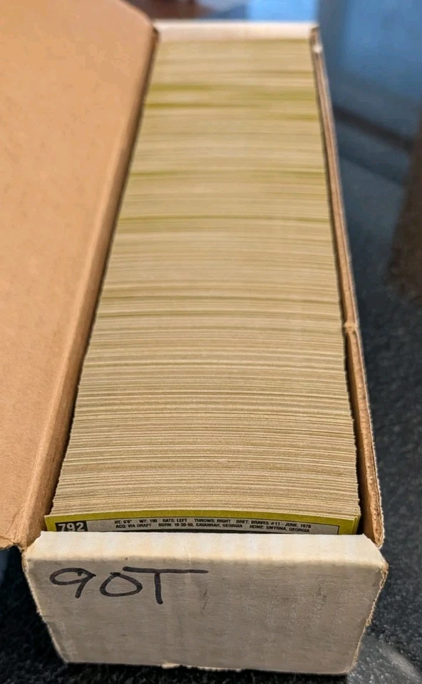 Juego completo de tarjetas de béisbol 1990 Topps MLB Frank Thomas, Ken Griffey Jr Foto 1 de 4