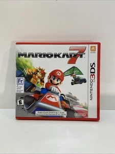 Mario Kart 7 (Nintendo 3DS, 2011) Complete with Case & Manual — Tested & Working - Picture 1 of 4
