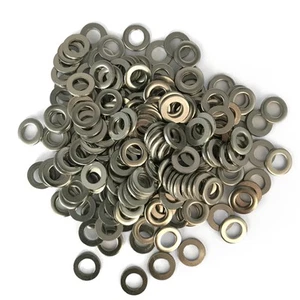 M6 Flat Washer, 304 Stainless Steel, 6mm ID, 12mm OD, 1.5mm Thickness, Plain ... - Picture 1 of 7