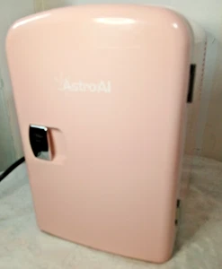 AstroAI Pink Mini Fridge for Beverage, Food, Home, Office, Car 4 Liter/6 Can, - Picture 1 of 15
