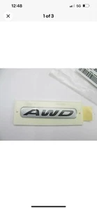 NEW Rear Trunk "AWD" Emblem OEM For 2018-2021 Kia Stinger 86340J5000 I8 - Picture 1 of 3