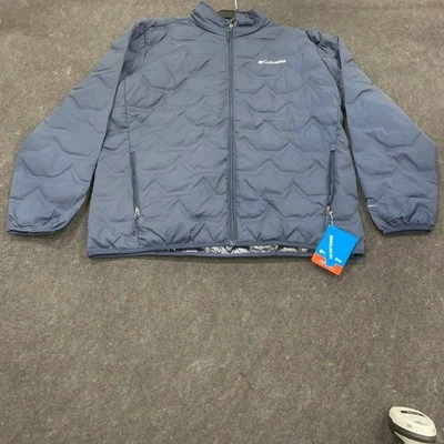 COLUMBIA Walker Mill FS Heat Seal Jacket Men's Size L Navy - Image 1 of 4