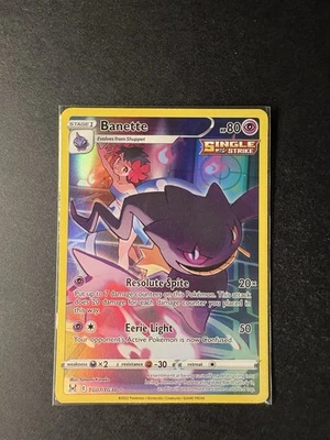 Pokemon Banette TG07/TG30 Karte Lost Origin Ursprung Character Rare EN NM - Bild 1 von 4