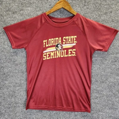 Camiseta Florida State Seminoles Niños Grande Roja Granate ACC Fútbol Manga Corta Foto 1 de 4