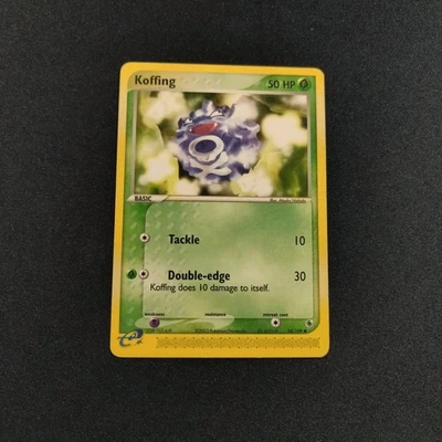 Koffing 54/109 Ruby and Sapphire Regular Vintage Pokemon Tcg Card MP - Image 1 of 2
