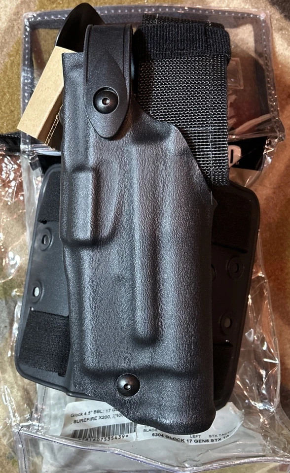 Model 6004 ALS/SLS Leg Holster STX Tactical, Left, Glock 17 19, Level 3 - Image 1 of 4