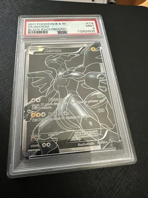 Pokemon 2011 B&W #114 Zekrom Full Art Card PSA 9 - Image 1 of 2