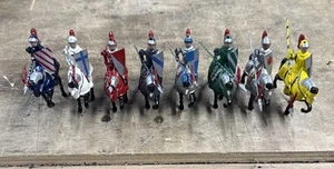 Lotto X8 lancia montata cavalieri Johillco Inghilterra vintage anni 50 personalizzata - Foto 1 di 24