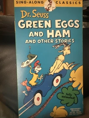 Dr. Seuss Green Eggs And Ham & Other Stories VHS Sing Along Classics Animated - Image 1 of 3