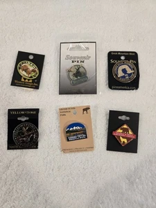  Konvolut 6 Pins Montana, Wyoming Idaho - Yellowstone, Grand Tetons und mehr - Bild 1 von 7