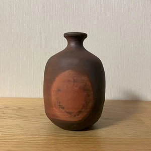 Bizen Ware Sake Flasche & Tasse Set Tokkuri Ochoko Guinomi gebraucht - Bild 1 von 9