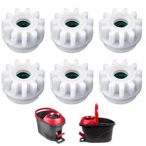 6Pcs Spin Mop Replacement Parts, Spin Mop Bucket Clutch Bearing Gear Replacem... - Picture 1 of 7