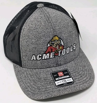 Nueva Gorra de Béisbol Acme Tools Malla Estilo Richardson 115CH Pequeña Foto 1 de 4