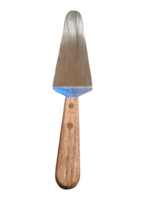 Vintage Pie Cake Server Stainless Steel Wood Handle Japan - Image 1 of 3