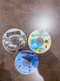3 Sega Dreamcast Games - Sega Rally 2 Championship, Airforce Delta, & Fishing