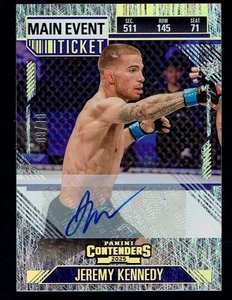 2025 Panini Contenders PFL Jeremy Kennedy Autograph Auto Main Event Ticket 09/10 - Picture 1 of 2