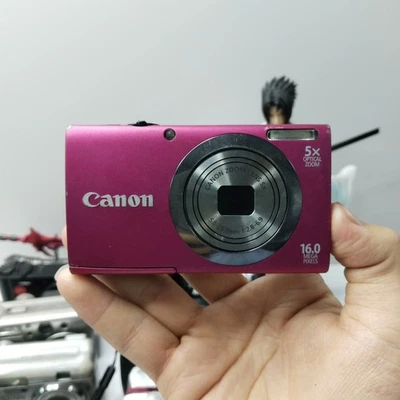 Canon PowerShot A2300 HD Digital Camera 16.0MP 5x Optical Zoom  Auto Focus Pink - Image 1 of 4