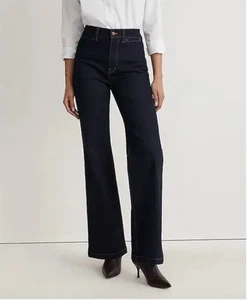 Neu mit Etikett Madewell 11" hoch geschnittene Schlagjeans dunkle Insley-Waschung Damengröße 30 - Bild 1 von 14
