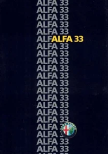 Katalog Prospekt Alfa Romeo 33 06/1986 Frankreich - Bild 1 von 2