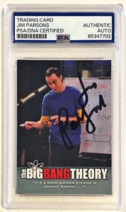 2012 The Big Bang Theory Jim Parsons Sheldon Signed Auto Trading Card 23 PSA DNA - Bild 1 von 1