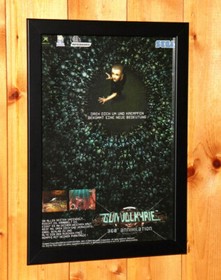 2002 Gunvalkyrie Video game Small Poster / Old Ad Page Framed Xbox Dreamcast