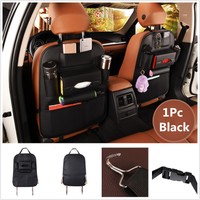 Car Seat Rear Storage Bag Auto Organizer iPad Phone Cup Holder Multi-Pocket 9L