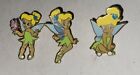 Lot Of 3 Walt Disney Tinkerbell Collector Lapel Pins