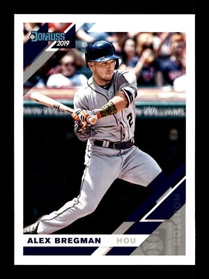 2019 Donruss #182b Alex Bregman grey uniform Houston Astros - Image 1 of 2