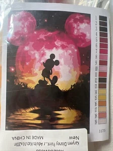 Disney Mickey Paint By Numbers Kit, Paint, Brush, Canvas - Picture 1 of 2