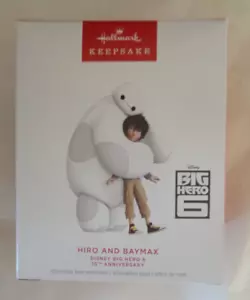 2024 Hallmark / Disney - Big Hero 6 - Hiro and Baymax Ornament - Picture 1 of 1