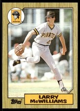 1987 Topps Baseball Card Larry McWilliams Pittsburgh Pirates #564