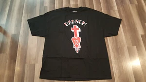 RANSOM men's 3XL size black color bleeding cross 13 t shirt NWOT - Picture 1 of 13