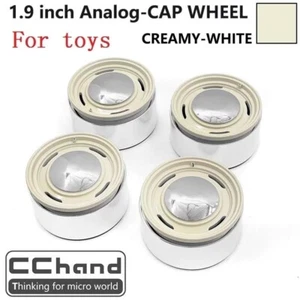 CC HAND 1.9 electroplated cover wheel rim set for Rc Crawler SCX10 III BRONCO - Picture 1 of 8