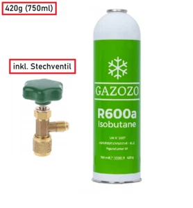 R600a 750ml 420g Kältemittel für Haushaltsgeräte und Gewerbegeräte Isobutan - Bild 1 von 12
